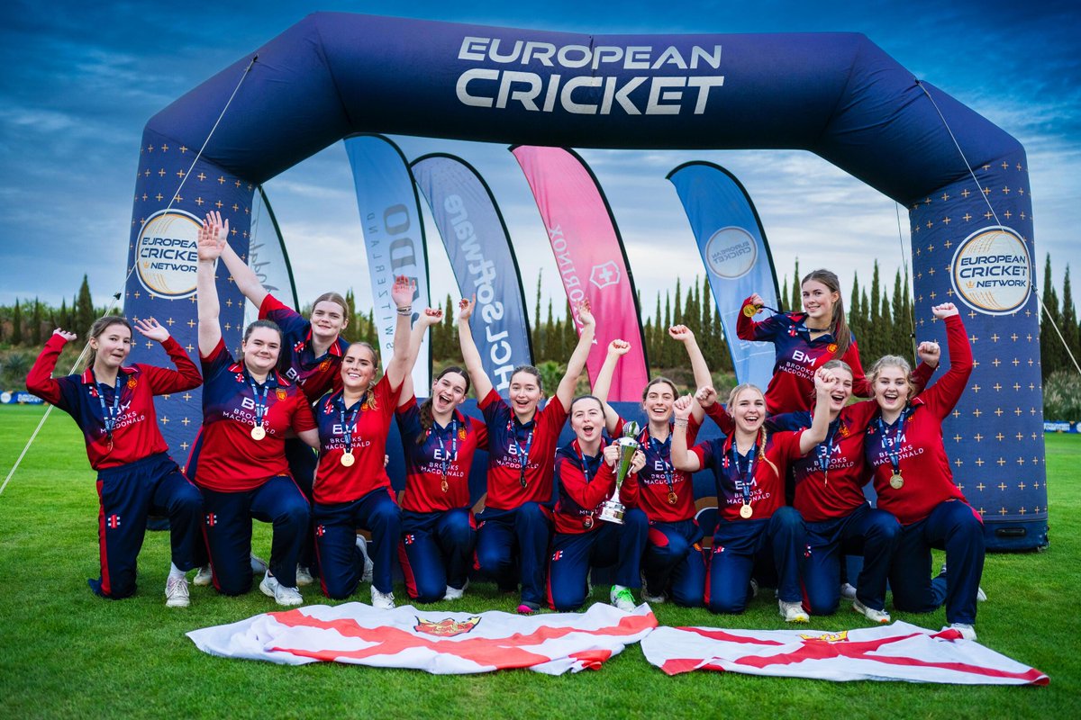 CHAMPIONS!! 🏆

Jersey are the first-ever ECC-W Challenger winners! 🎉

#EuropeanCricket #StrongerTogether #ECCW <a href="/cricketinjersey/">Jersey Cricket</a>
