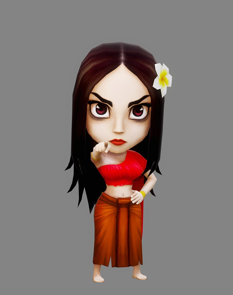11Pod11's tweet photo. Thai Ghost
Characters: Master Kong, Tanee, Takian, and Krasue ghost from a game project called Thai Ghost.
Low-poly model and hand-painted models Texture for game work, Chibi style.
#3DCG #3DModeling #CharacterModeling #HandPainted #ThaiGhost
See more at: https://t.co/Y14Djjsggn https://t.co/G8arNZiAGv