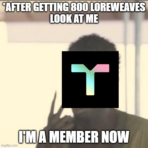 MFW I get that sweet loreweave
<a href="/TalusNetwork/">Talus 🐸</a> #talusforall