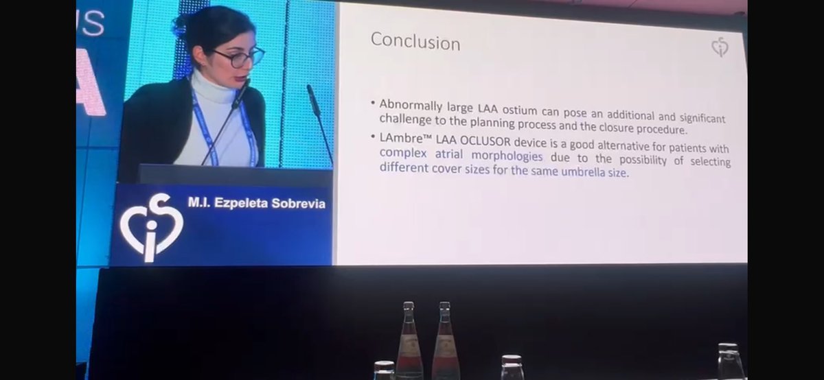 IberiaSmt's tweet photo. Excelente presentación en CSI focus LAA por parte de @isa_ezpe de HU Miguel Servet de cierre de orejuela Izqda de gran tamaño resuelta con éxito con 2 dispositivos #LAMBRE de 32-18 y 22-16mm.
#csifocuslaa
Descargo de responsabilidad: LAMBRE es una marca comercial de Lifetech Scientific (Shenzhen) Co., Ltd. ("Lifetech"). SMT Iberia es el distribuidor autorizado de Lifetech para España.