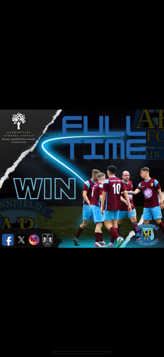 Annfield_Plain's tweet image. Full time @ Derwent Park

APAFC 5-2 Norton

⚽️ ⚽️ ⚽️ Drew Lake
⚽️ Reece Blakey 🚀 
⚽️ Andy ONeil

Selectors ⭐️- D Lake
Opposition ⭐️- A O Neil

Take the two 10minute spells away in either half the lads were bang at it today with so many missing and only 12 fit available