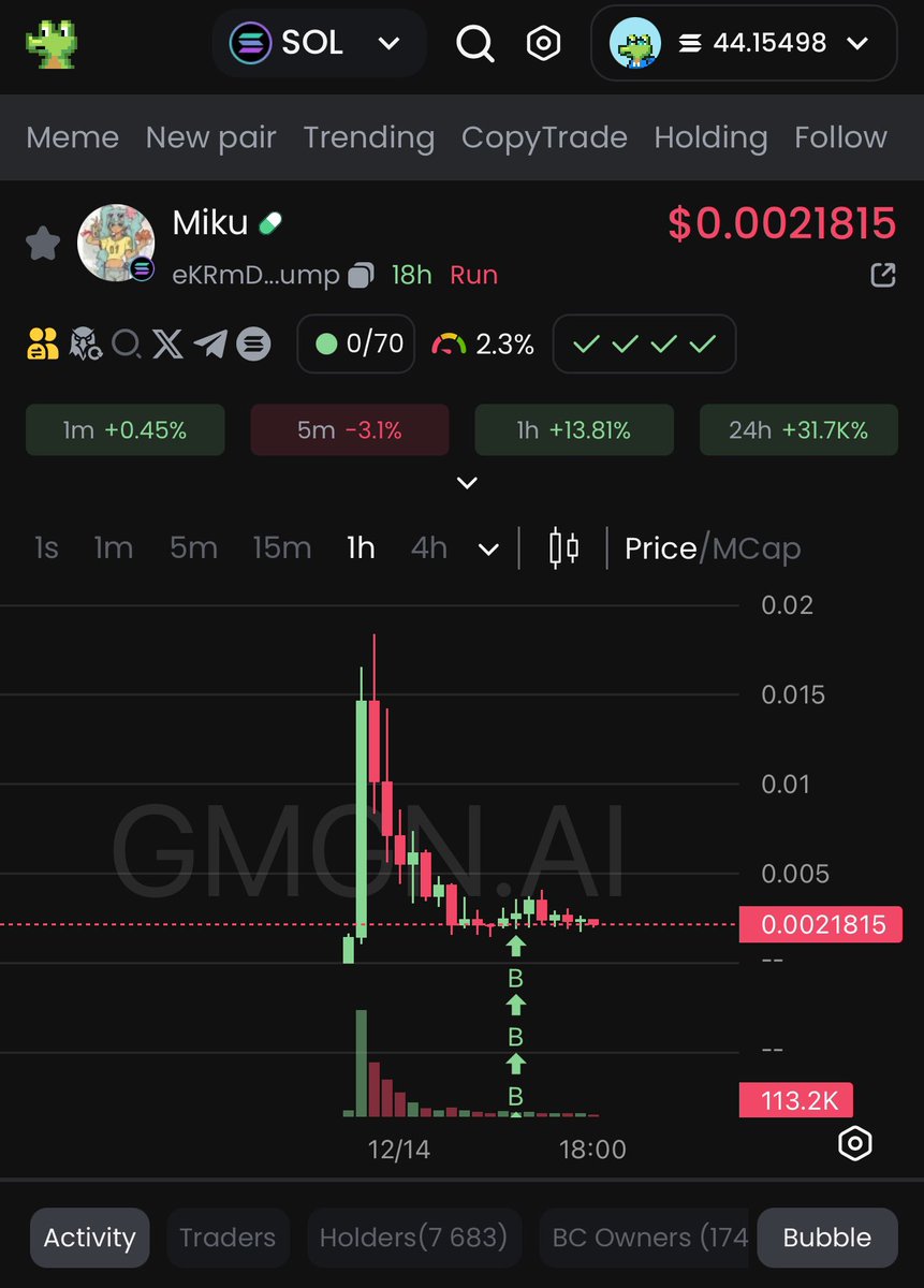 ggwp_pump's tweet photo. Ape some $Miku rn

I think we can 3x easily now

Some degen play fellas https://t.co/1YbjfHxK2M