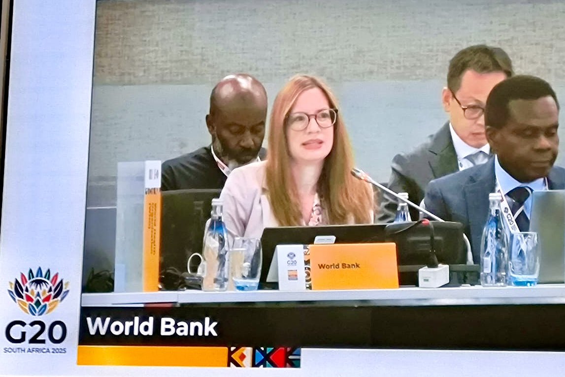 #G20SouthAfrica kick-off meetings. Focus on inclusive growth, jobs and solutions for Africa. <a href="/WorldBank/">WorldBank</a> is eager to support <a href="/g20org/">G20 United States</a>  tackle challenges facing developing countries.