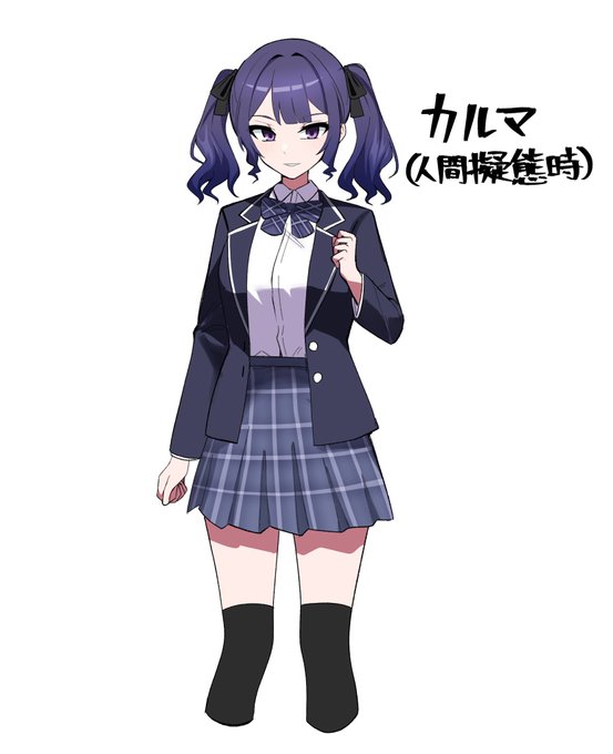 【カルマちゃんの服について】
日常生活で使用している
服は人間体→天使の姿に変身する際に
消滅するので、普段着てる服は
エーテルで生み出しています。
なので変身解除の際に
服の再構築に必要な最低限のエーテルが
残ってないと4枚目みたいに靴と靴下だけ
再構築されたりする。 