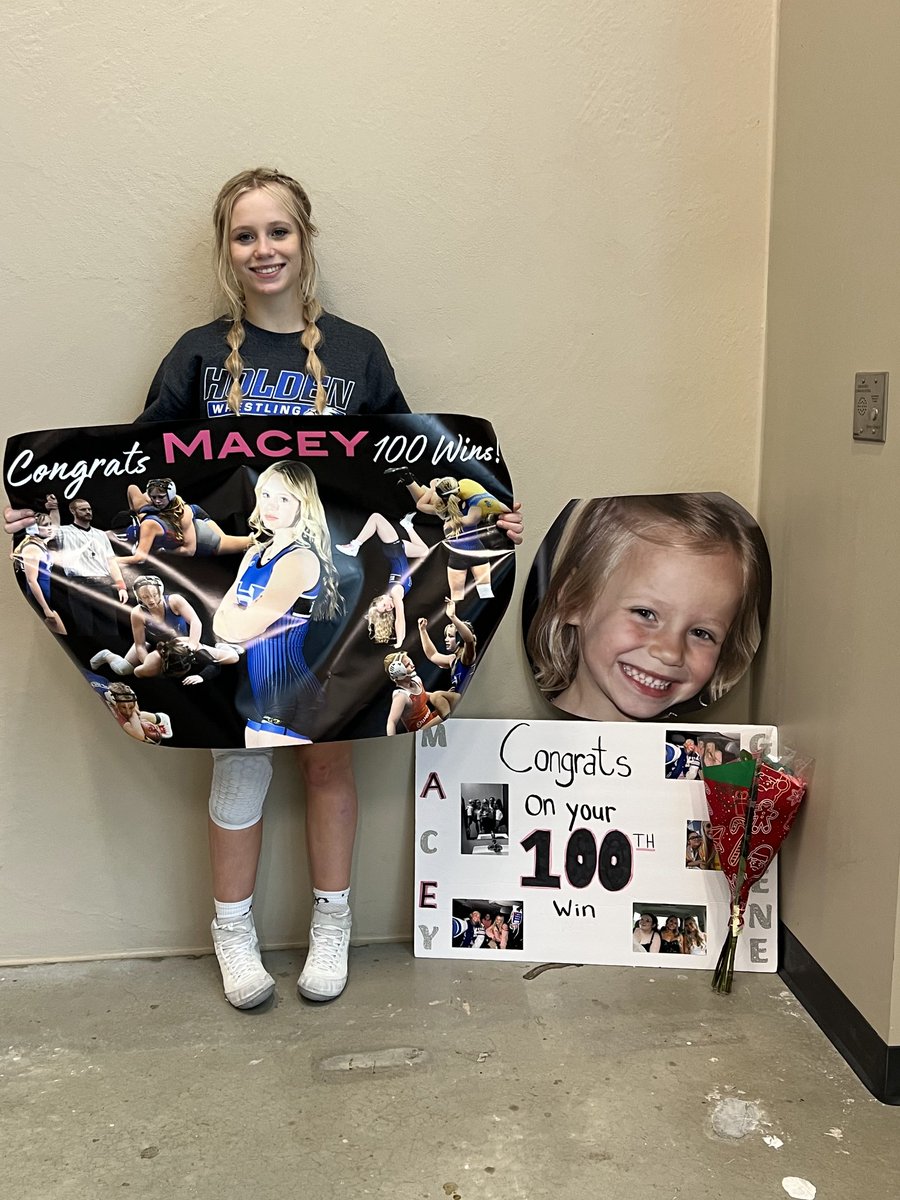 Congrats Macey on your 100th career win!