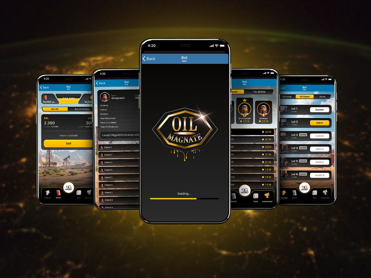 🌍 Meet Oil Magnate! 🌍
🔥👉🏿t.me/RealOilMagnate…

🚀 First access to the most ambitious game of the year! 🚀

We are happy to announce that the first stage of access to Oil Magnate - a unique economic strategy game where you can build your own oil empire and become a real