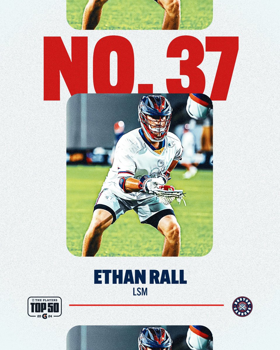 Second season in the PLL.
Second season on the Top 50 list.

<a href="/EthanRall/">Ethan Rall</a> coming in at No. 37 📊