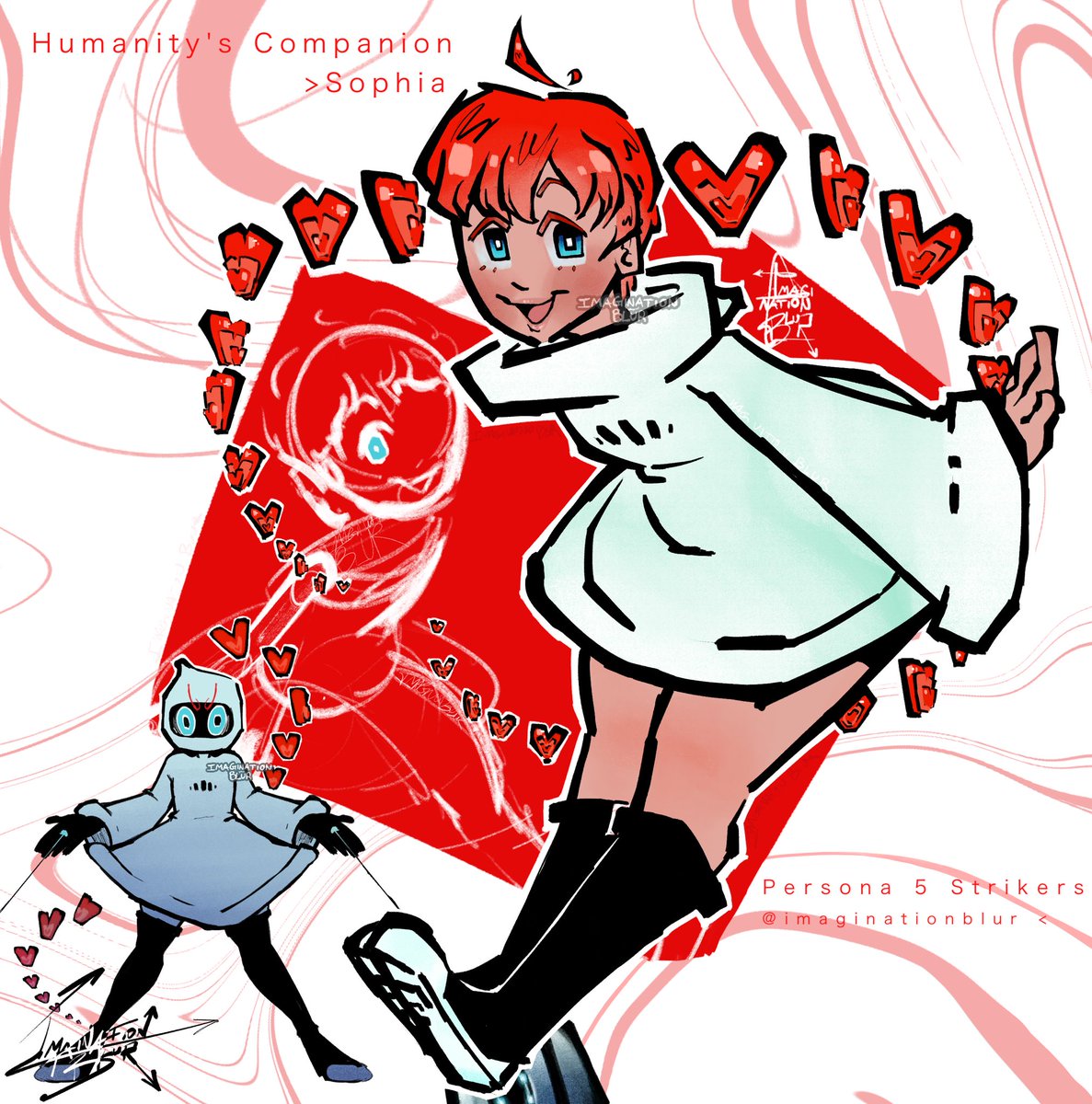 ImaginationBomb's tweet photo. You have heart. #Sophia #Persona5 https://t.co/sf6vgDemXn
