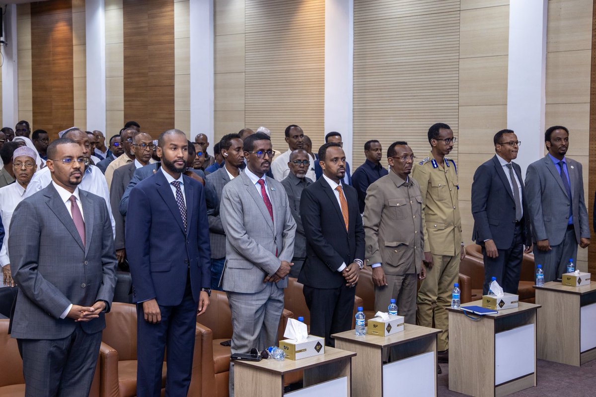 Waxaan maanta Muqdisho uga qeyb galay furitaanka Shirweyanaha Iskaashiga Dowladda, Ganacsatada iyo Bulshada ee Qorshaha Ka hortagga iyo la dagaallanka Maalgalinta Argagixisada oo muhiim u ah xasiloonida, nabadda iyo horumarka dalkeenna.
