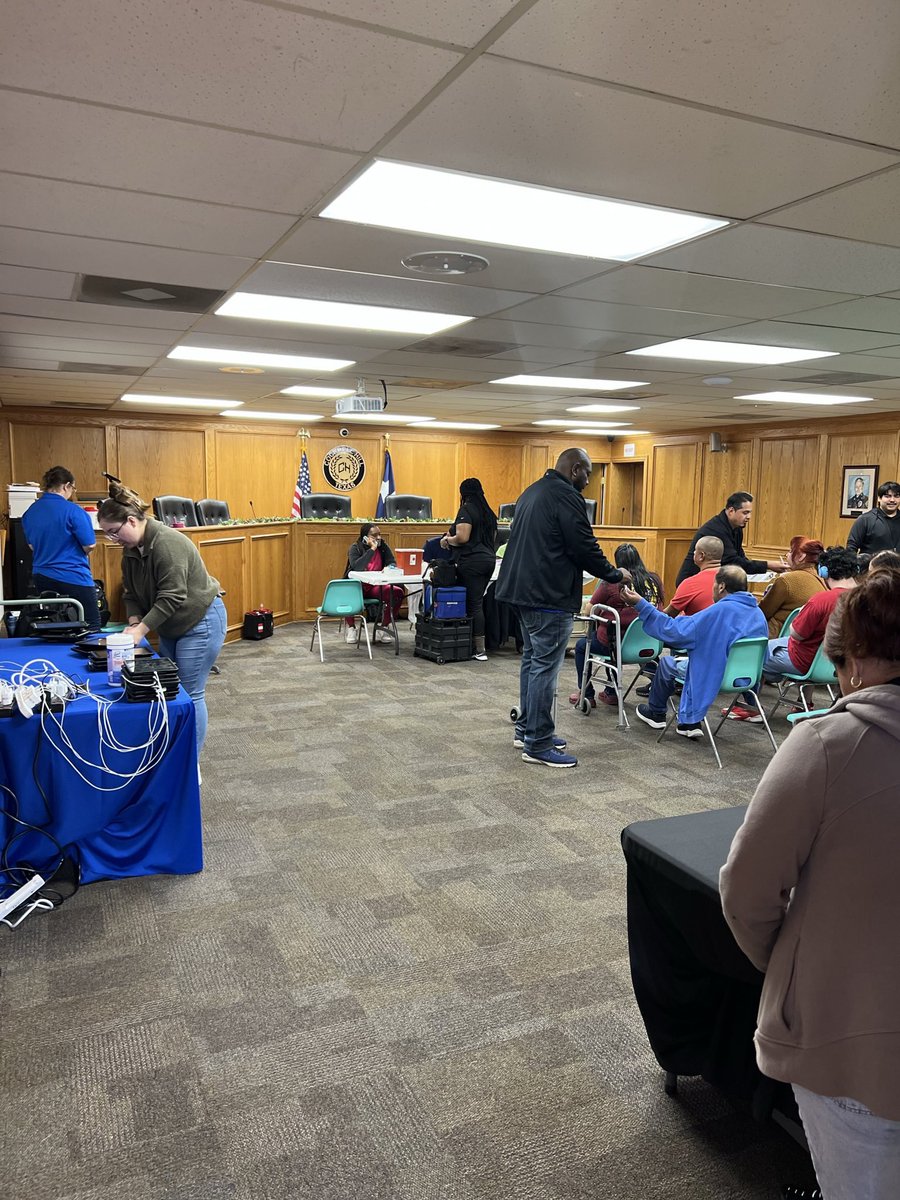 Our vaccine drive is off to a great start! We’ve partnered with <a href="/DCHHS/">Dallas County HHS</a> to provide free vaccines to adults and children today until 1 pm! Come see us at Cockrell Hill City Hall, 4125 W Clarendon Drive. No insurance is needed, bring your ID!