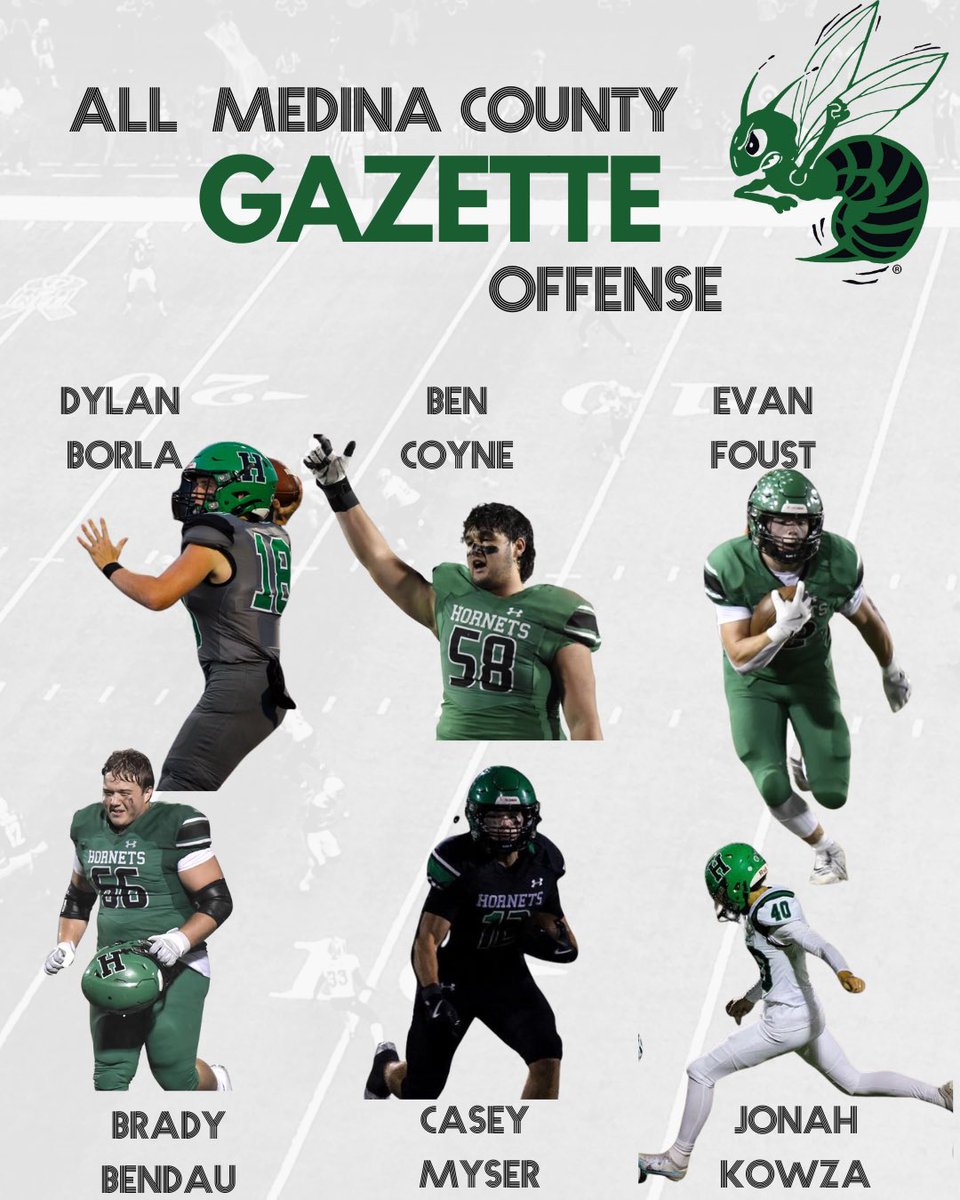 Borla, Coyne, E. Foust, B. Bendau, Myser, &amp; Kowza