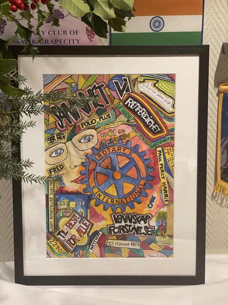 rogni_r's tweet image. Painting about ROTARY 
A christmas present to my friends in Grøm Rotaryklubb. With hope that it may be a source to joy and inspiration. 

#rotary #serviceaboveself #fourwaytest #fellowship #paulharris #friendship #grimstadkunst #myrotaryclub #grømrotaryklubb #doinggood #rogni_r