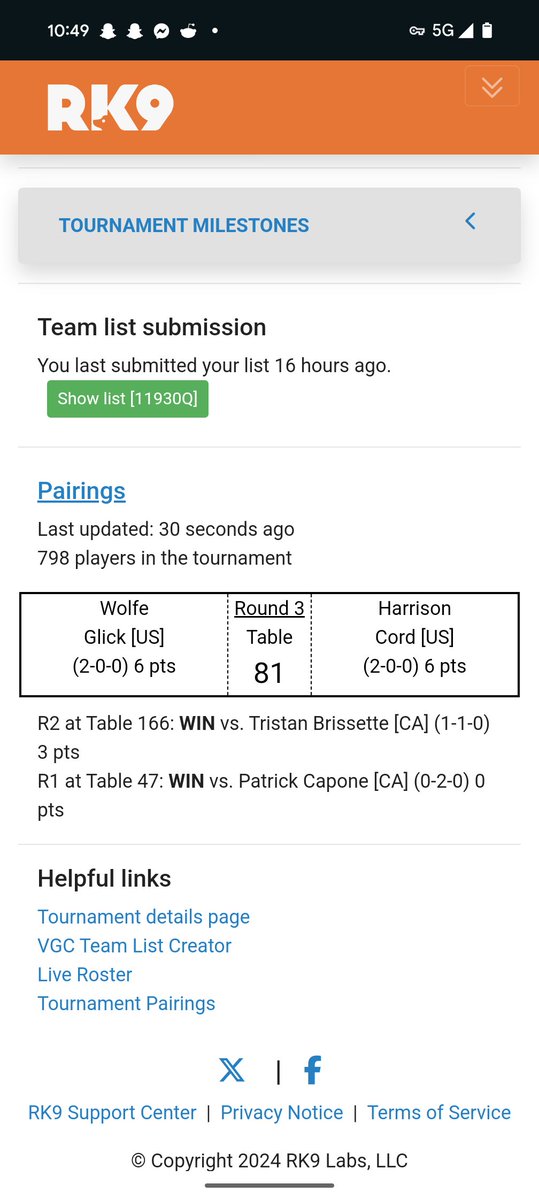 ro_ixen's tweet photo. Well, the winning streak was nice. 
Ggs @WolfeyGlick! https://t.co/m7WA3oLxb2