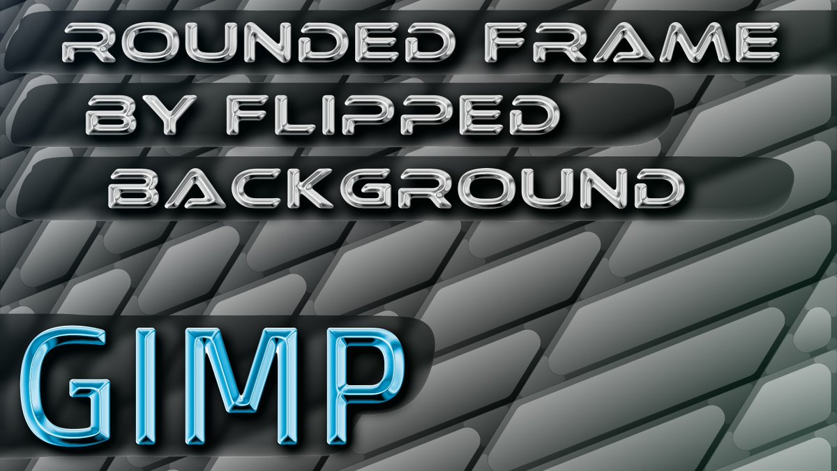 Tranmaart's tweet image. Something like tutorial video. I just show couple of steps how to make frame by flipped background with rounded edges.
⏯ Video link is in comment.
#imageediting #tutorial #forbeginners #gimp #photo #tutorialvideo