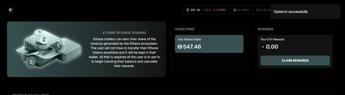 SKOL_ERC20's tweet photo. Vikings, we are happy to announce yet another new revenue source that has been added to the Skol Treasury! 

We have started building a position in @EthaneErc  and are staking to earn a share of their ecosystem revenue.
 
Over time, we will be increasing this position. Revenue earned, like all revenue the Treasury earns, will be used for more buybacks, LP development, & more!

We are constantly building & won't quit until we get to Valhalla!  Maybe not even then!

SKÖL!!

#CantStopWontStop
#NoCeiling