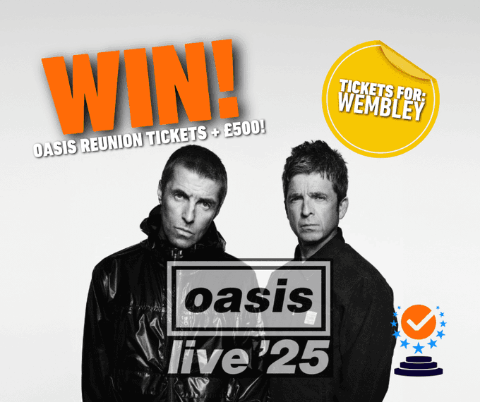 💫 Win 2 Standing tickets &amp; £500 Hotel stay for Oasis Live '25 Tour at Wembley Stadium on Sat 26th July 2025

🌙  To enter please:

🔔 Follow Us
🔔 Share the post
🔔 Tag a friend to take &amp; Let us know which hotel you would like to stay at.

Click Below to see the options