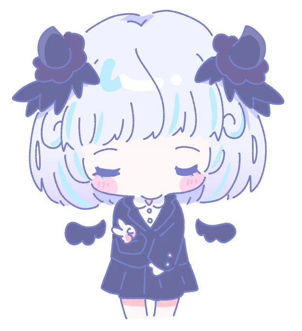このたびはパリンたんを起こせませんでした。無念…とりあえずピースしとこ #メエ画 