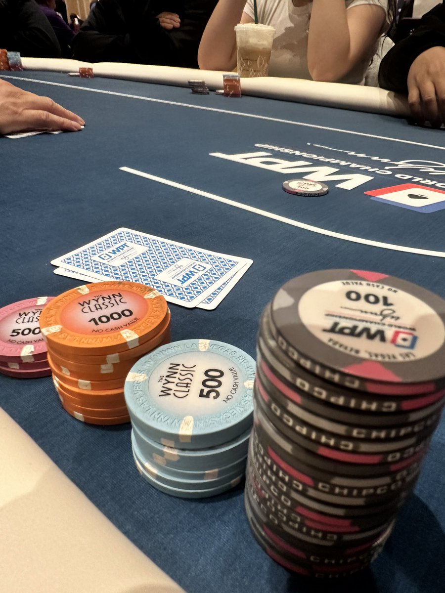 Lynn Gilmartin (@lynngilmartin) on Twitter photo Yesterday, 2000 people were GIFTED the chance at taking a piece of $5,000,000 by <a href="/ClubWPTGold/">ClubWPT Gold</a> 🤯 what a day. The energy in the Encore Ballroom was amazing. My run was short, but I’m so grateful to have been able to take a seat. Only 50 players remain today for a shot at the Yesterday, 2000 people were GIFTED the chance at taking a piece of $5,000,000 by <a href="/ClubWPTGold/">ClubWPT Gold</a> 🤯 what a day. The energy in the Encore Ballroom was amazing. My run was short, but I’m so grateful to have been able to take a seat. Only 50 players remain today for a shot at the