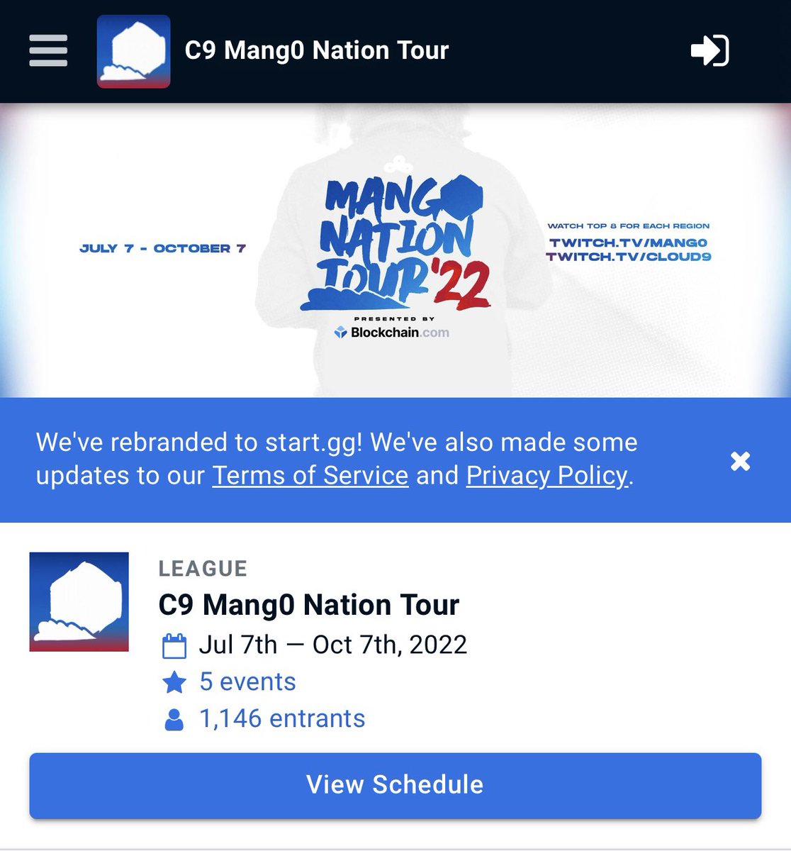 JeramiJer's tweet image. PSA to all melee players who entered the Mang0 nation tour 22 and forgot about it (like I did). Entering for free you were given 75$ in free bitcoin on blockchain. I forgot mine was there, and was happy to see it 4X over the few years. With bitcoin hitting all time highs go check