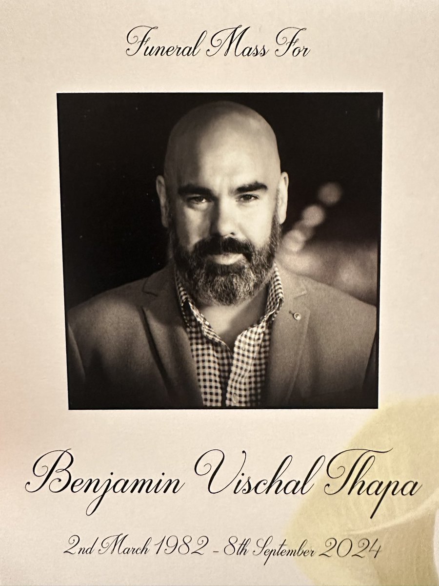 Today we said our final goodbye to Ben. #RIP x