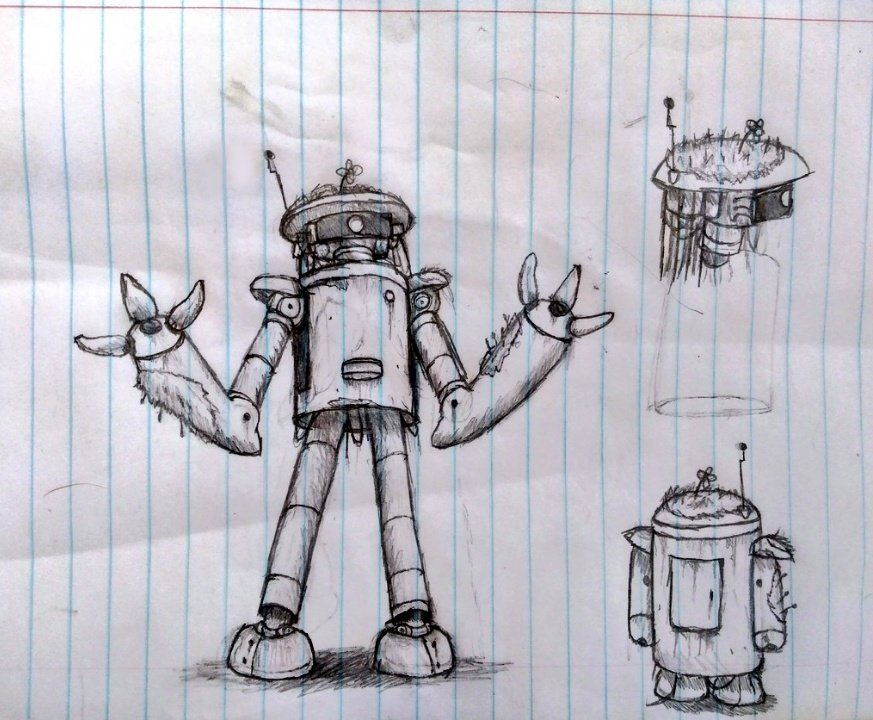 BluzilXx's tweet image. #ocart
#traditionalart
#robotoc

Old bot Goruta