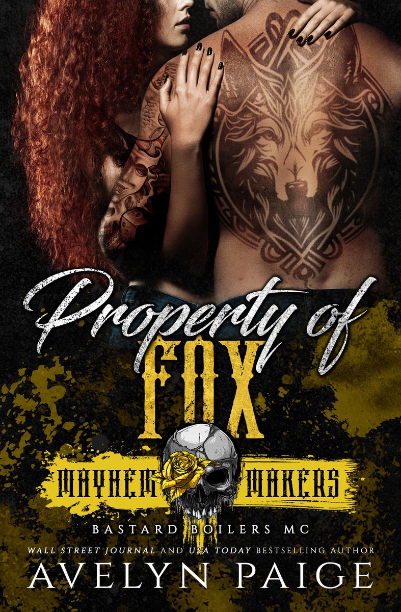#CoverReveal

Title: Property of Fox by <a href="/AvelynPaige/">👩🏼‍💻AvelynPaige👩🏼‍💻</a> 

Series: Mayhem Makers (MMM Collab) and Bastard Boilers MC, book two

Release Date: February 13, 2024

Amazon US: amzn.to/3ZzL8fI
Worldwide:  geni.us/pofevents