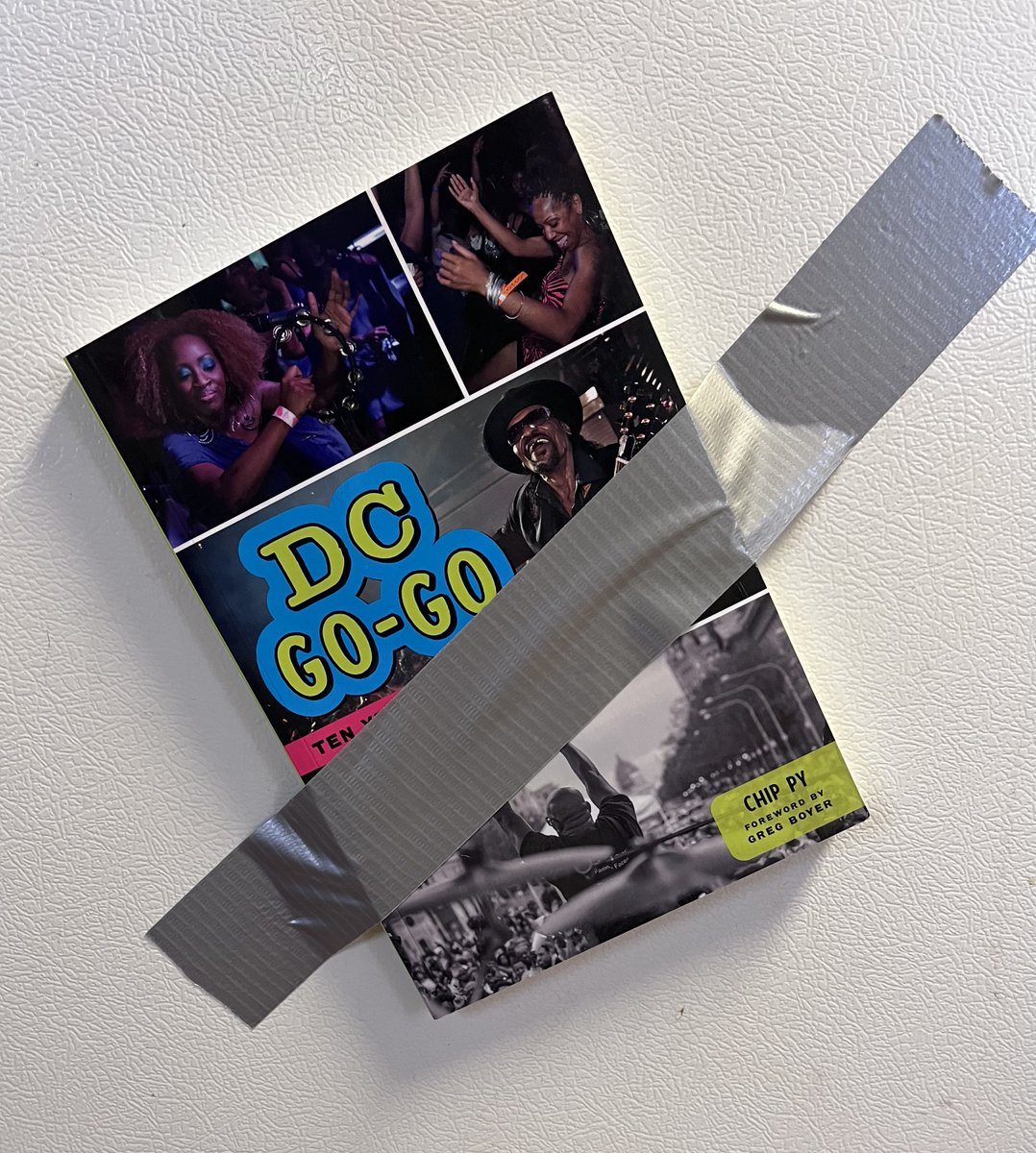 My book "DC Go-Go: Ten Years Backstage" isn't modern art, but it does include 250 artistically created images taken by me during the ten years I spent photographing DC's Go-Go scene as Chuck Brown's photographer. Signed copies are available for  $21.99 at ChipPyPhotographer.com