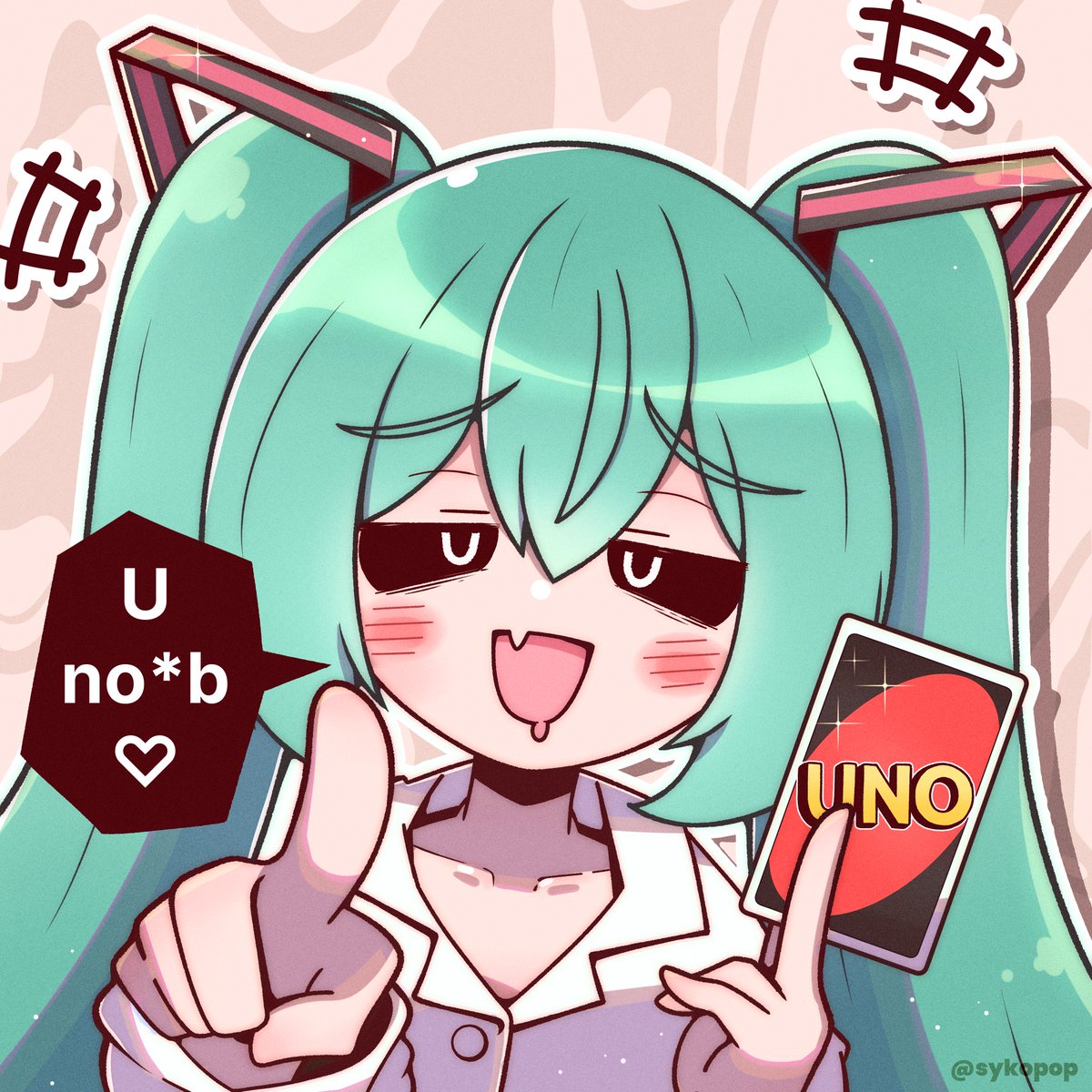 Nice Try Miku! 🃏
#39neko