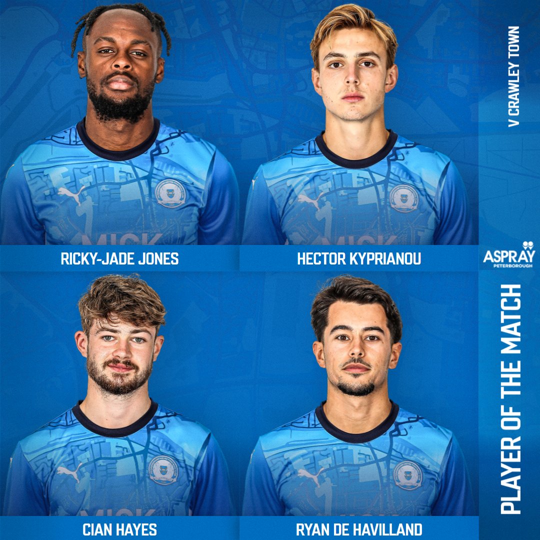 Peterborough United (@theposh) on Twitter photo ๐ณ๏ธ Who is your Player of the Match against Crawley Town today?
Vote below โฌ๏ธ
Player of the Match brought to you by <a href="/AspPeterborough/">Aspray Peterborough</a>.
#pufc ๐ณ๏ธ Who is your Player of the Match against Crawley Town today?
Vote below โฌ๏ธ
Player of the Match brought to you by <a href="/AspPeterborough/">Aspray Peterborough</a>.
#pufc