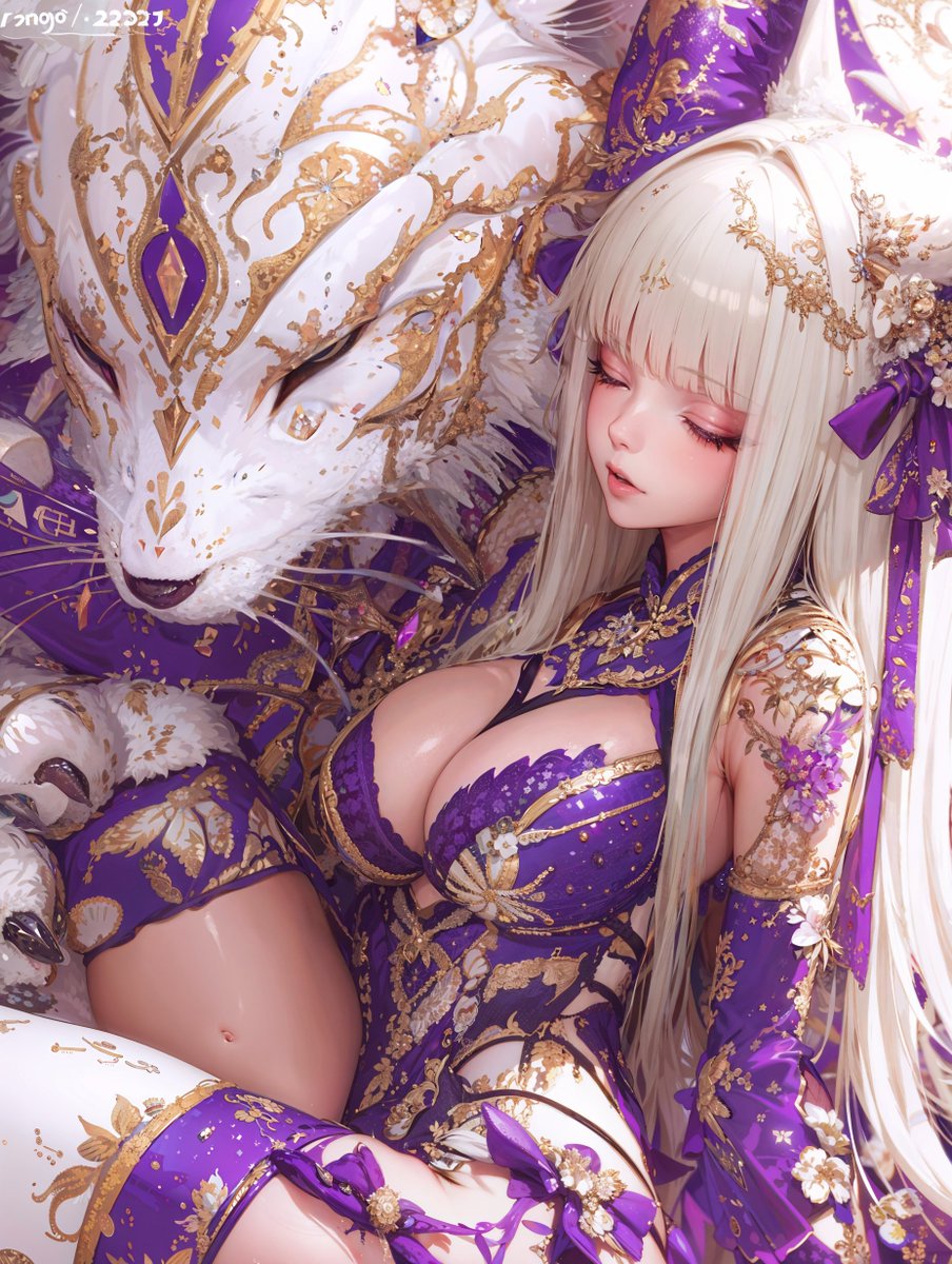 寝るモフ～