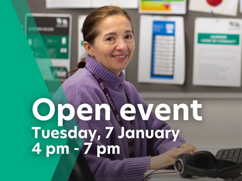 Find your future at our next Open Event. Meet expert tutors, explore our facilities, and get enrolment support. Book now your ticket now: bit.ly/WMC_Open_events