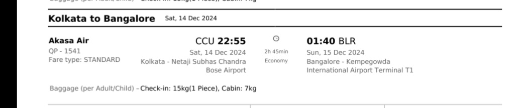 dh_sau's tweet photo. @AkasaAir Kolkata staffs are misbehaving although they have not initimated about flight reschedule through email or sms. Even none of them are cooperating.

Highly disappointed. https://t.co/tgDIV7BBRS