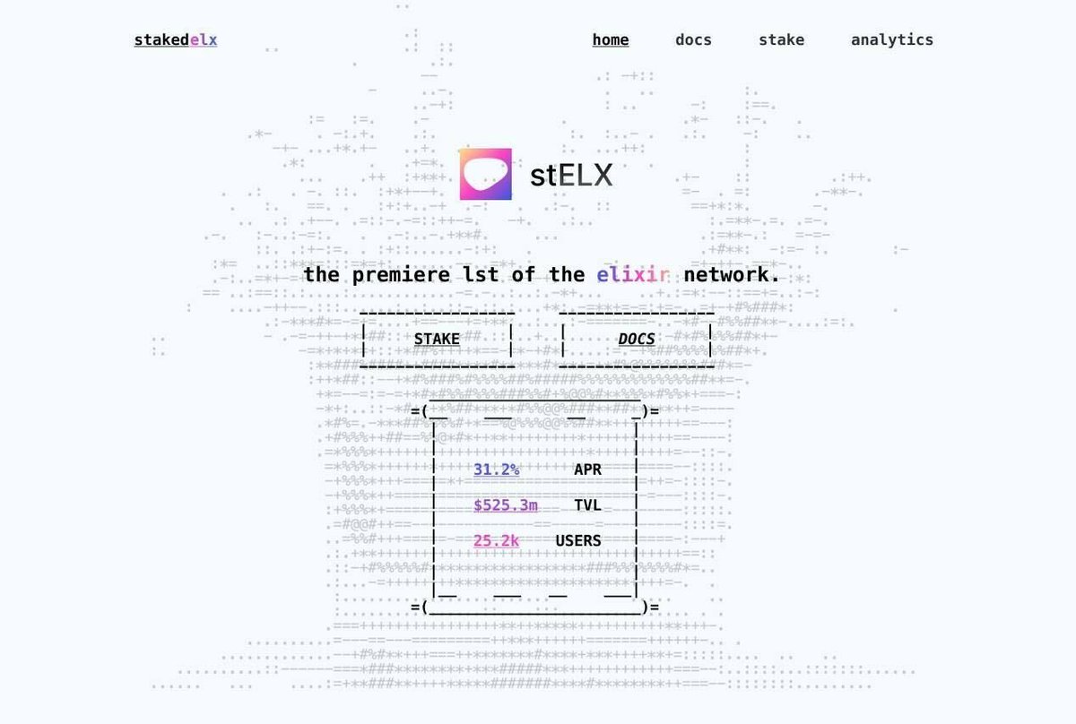 stakedelixir's tweet image. Soon.