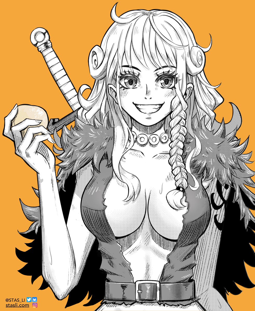 Drawing each Strawhat everyday until manga returns (day 3):

Elbaf Nami

-----
#Nami #onepiece