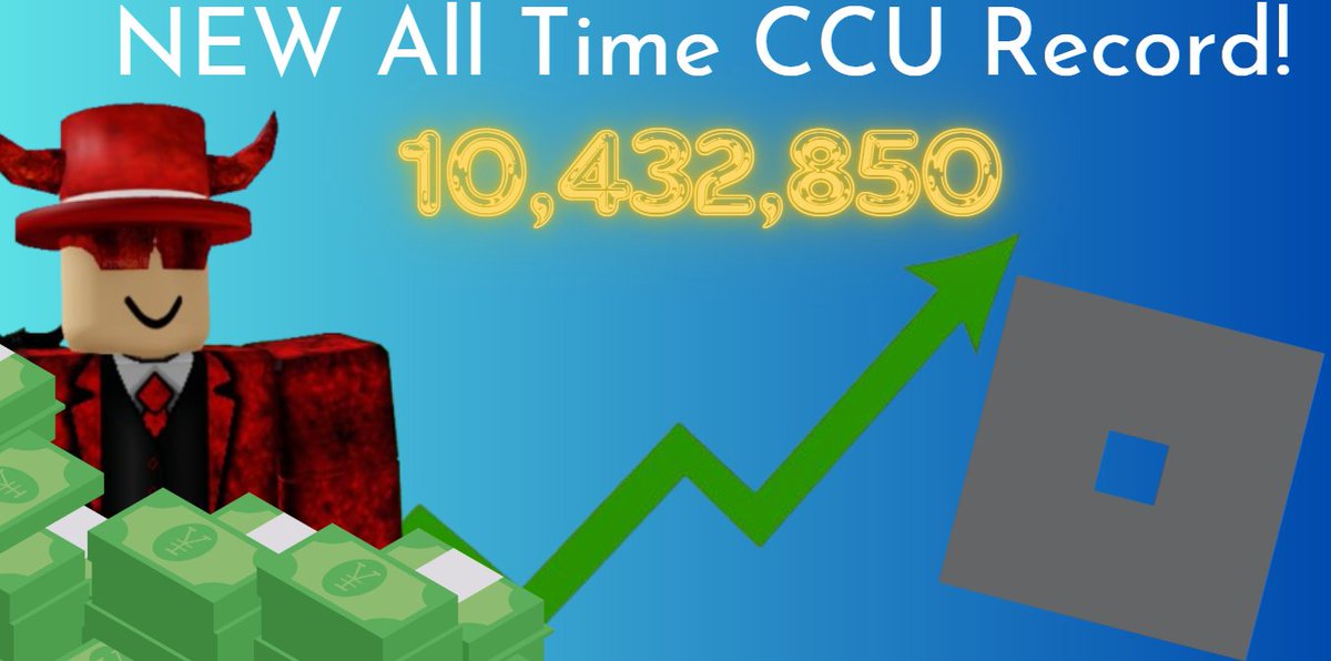 aduritehunters's tweet image. This is the final count of Roblox's new CCU Record.
#ROBLOX #robloxstatus #RobloxDown #dresstoimpress
