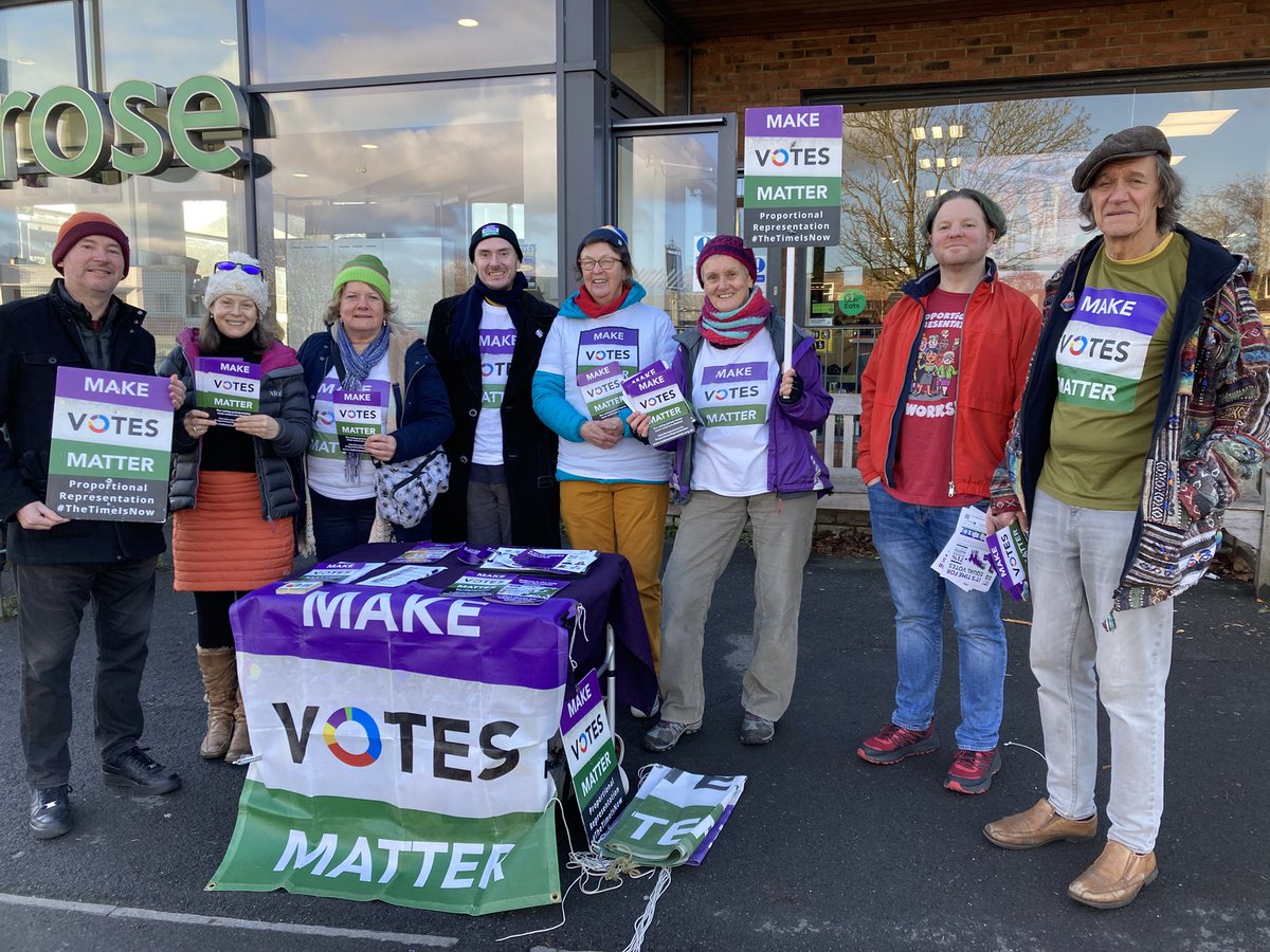 Stephen Williams πΆ π΄σ §σ ’σ ·σ ¬σ ³σ Ώπ³οΈβππΊπ¦ (@stephenwi11iams) on Twitter photo Joined Bristol <a href="/MakeVotesMatter/">Make Votes Matter</a> today at their stall outside Waitrose in my ward. Pleased (but not surprised π) that large numbers of shoppers were in favour of switching to proportional representation. Joined Bristol <a href="/MakeVotesMatter/">Make Votes Matter</a> today at their stall outside Waitrose in my ward. Pleased (but not surprised π) that large numbers of shoppers were in favour of switching to proportional representation.