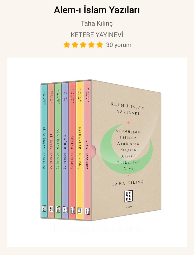 ŞAM-I ŞERİFİN KURTULUŞUNA ÇEKİLİŞ

Selamun aleyküm arkadaşlar, Şam'ın kurtulması münasebetiyle bu gönderiyi 22 Aralık Pazar gününe kadar favlayan ve retweet atan bir kişiye Taha Kılınç’ın Alem-i İslam Yazıları adlı eserini hediye edeceğim.

(Takip şartı yok)