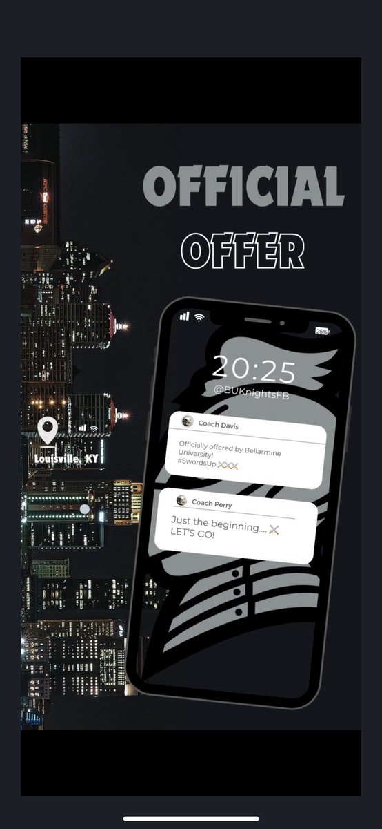 gfreezzo's tweet image. Blessed to receive an offer from Bellarmine University ⚔️ @CoachGroneqb @Coach_Perry1 @hdcoach_mark @3DSportsGroup @MrLeggo1 @WillieOfford