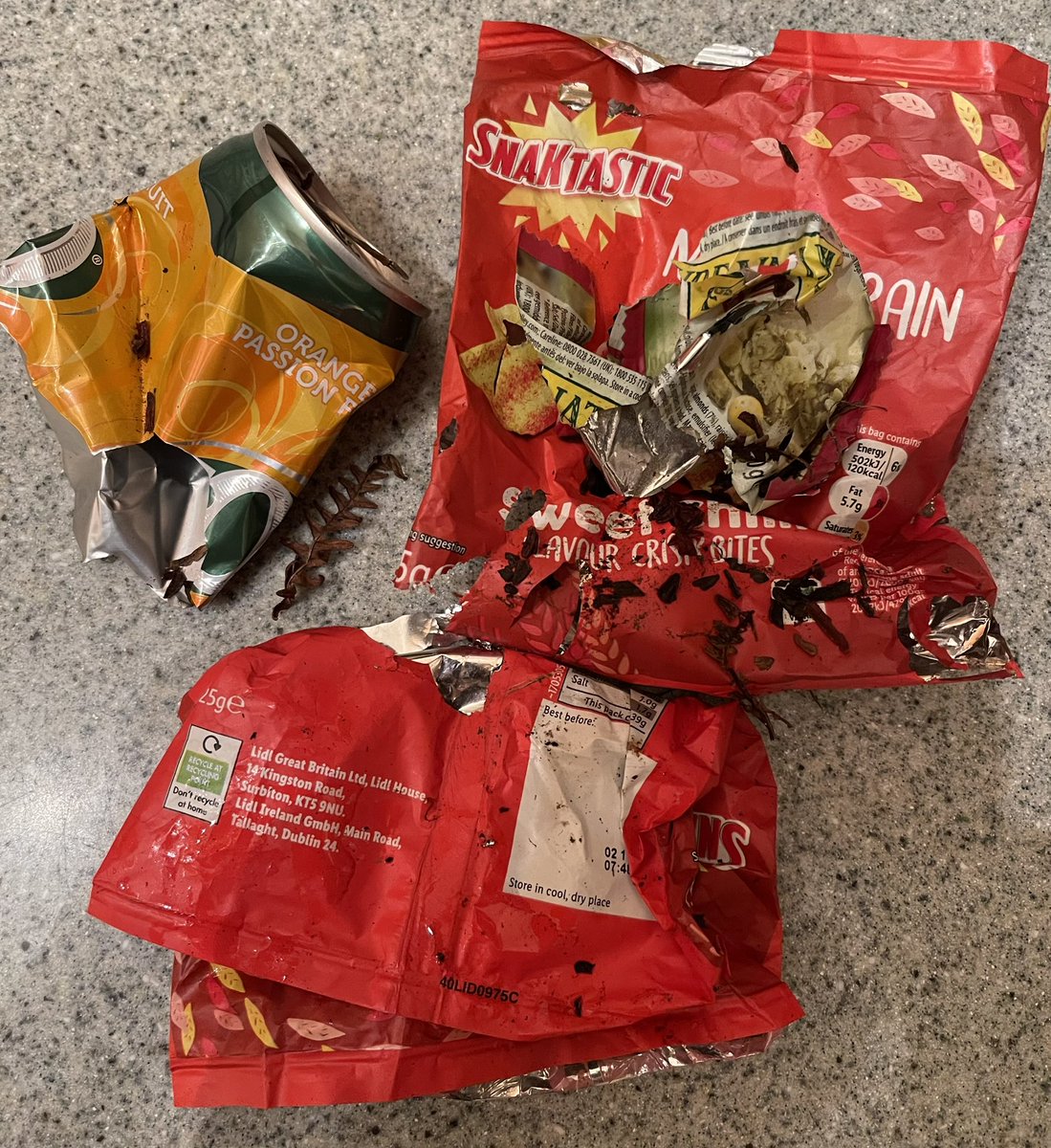 Why? Why trek up a fell, sit on a rock to enjoy the view and eat your snacks, then throw the rubbish in the bracken?