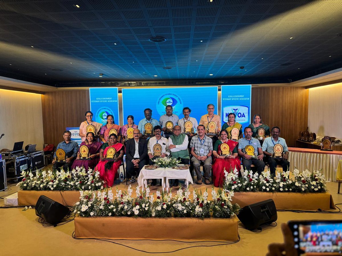 It was an immense pleasure and gave utmost satisfaction to be among the  gathering of Vets of Kerala and had opportunity to inaugurate the 12th Annual State Convention of  Kerala Government Veterinarians Officers Association (KGVOA) and delivered a keynote address as Chief Guest.