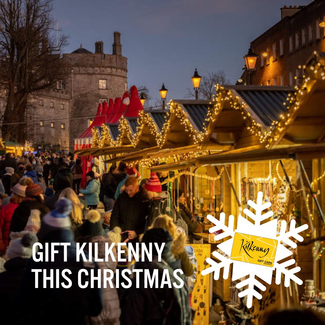 Give your loved ones the gift of choice this Christmas with The Kilkenny Gift Card 🎁

Over 100 outlets across the county accept the gift cards so let them choose how and where to spend it! 

Shop now at visitkilkenny.ie/kilkenny-gift-…

#VisitKilkenny #ChristmasinKilkenny <a href="/KK_Chamber/">Kilkenny Chamber</a>