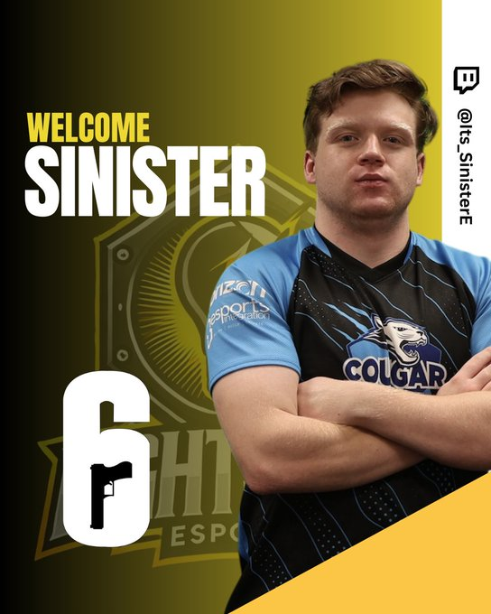lightsout_R6's tweet photo. EJ "Sinister" is a flex support player and a strong defensive player specializing in wall denial with Kaid. On attack, Sinister's disruptive capabilities shine with Monty and Blitz, using their pressure to break through enemy lines and distract the enemy. https://t.co/xEPkvKbfKF https://t.co/QS5RiUk66w