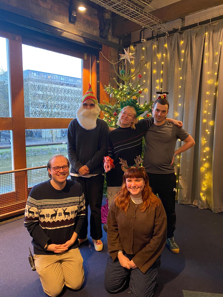 Seasons Greetings from our most festive Events Team! 💜