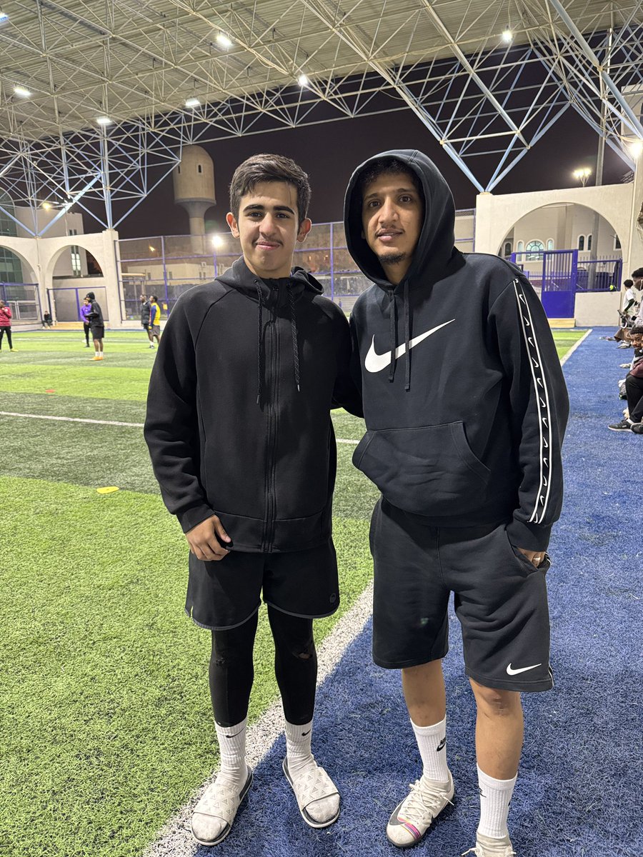 مع اللاعب الكبير عموري 😍😍😍😍😍