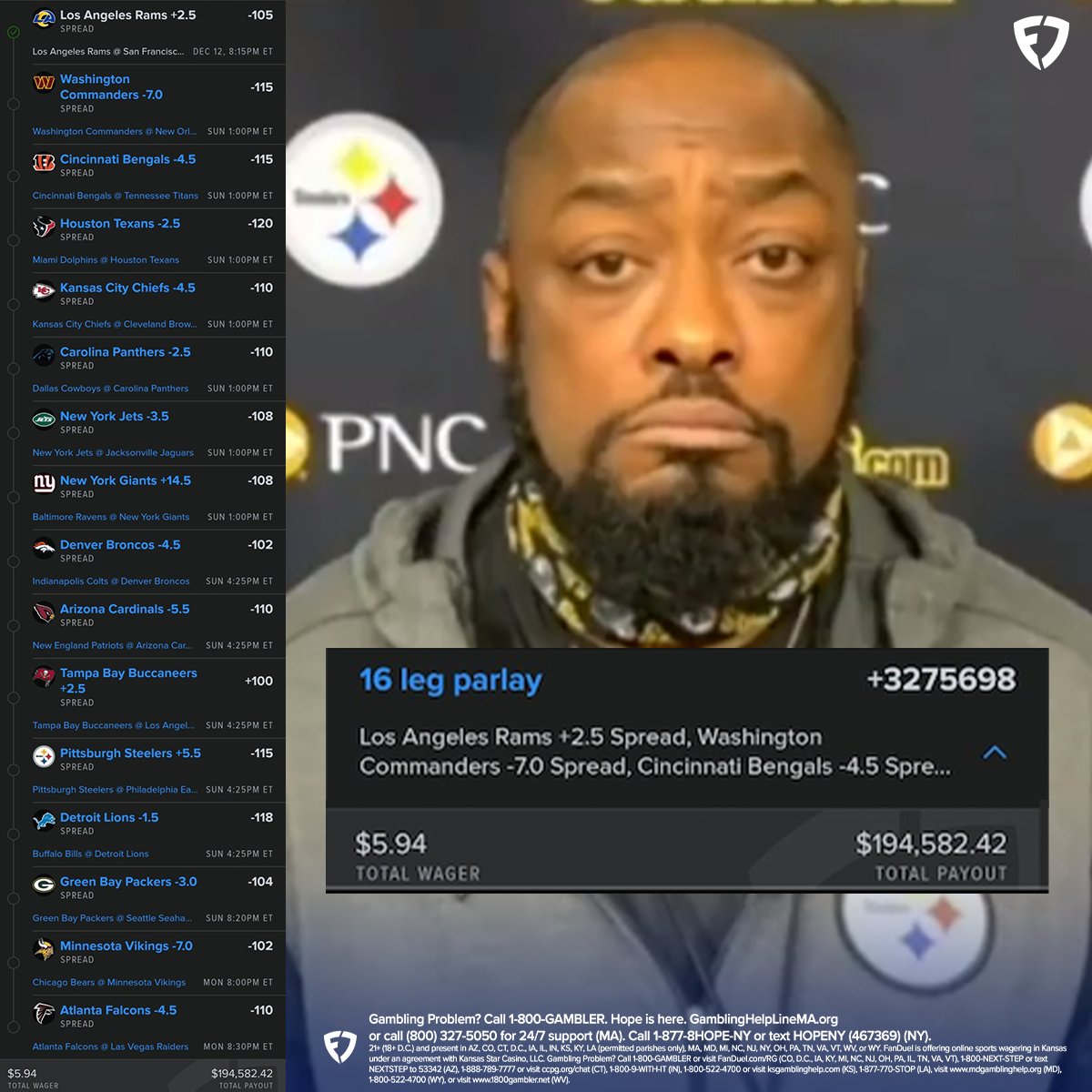 FanDuel Sportsbook tweet media