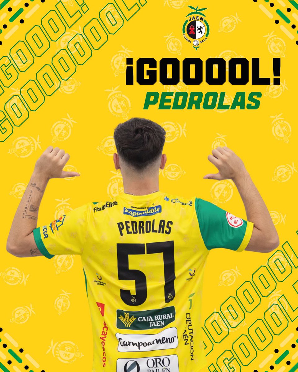 JaenFSbase's tweet photo. 🟡 SEGUNDA DIVISIÓN B

⏱ 39' | 1 - 2 | @AvanzaFutsal - @JaenFS "B"

⚽ ¡GOOOOOOOOOOOOOOL! ¡@03Pedrolas!

#SomosJaén💛#FuturoAmarillo https://t.co/npQv0vZK5q