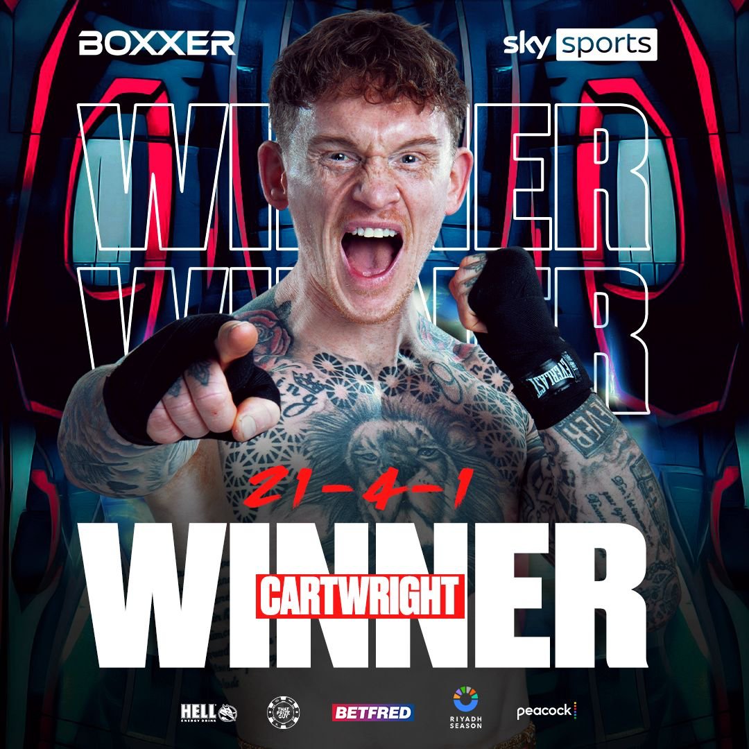 𝐒𝐇𝐔𝐓-𝐎𝐔𝐓 🔥

<a href="/masoncartwright/">Mason Cartwright</a> picks up the unanimous decision 🥊

#JonasHabazin | Tonight | Exhibition Centre Liverpool | <a href="/SkySportsBoxing/">Sky Sports Boxing</a> | <a href="/peacock/">Peacock</a>