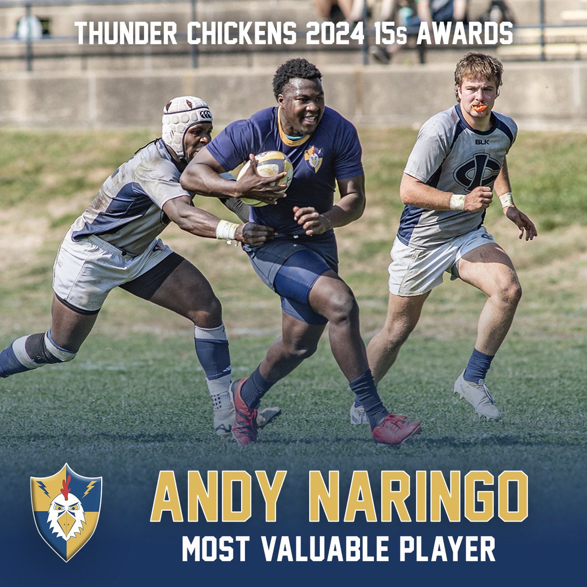 We handed out our 2024 15s team awards at our recent postseason banquet, and Andy Naringo was named this season’s MVP! ⚡️