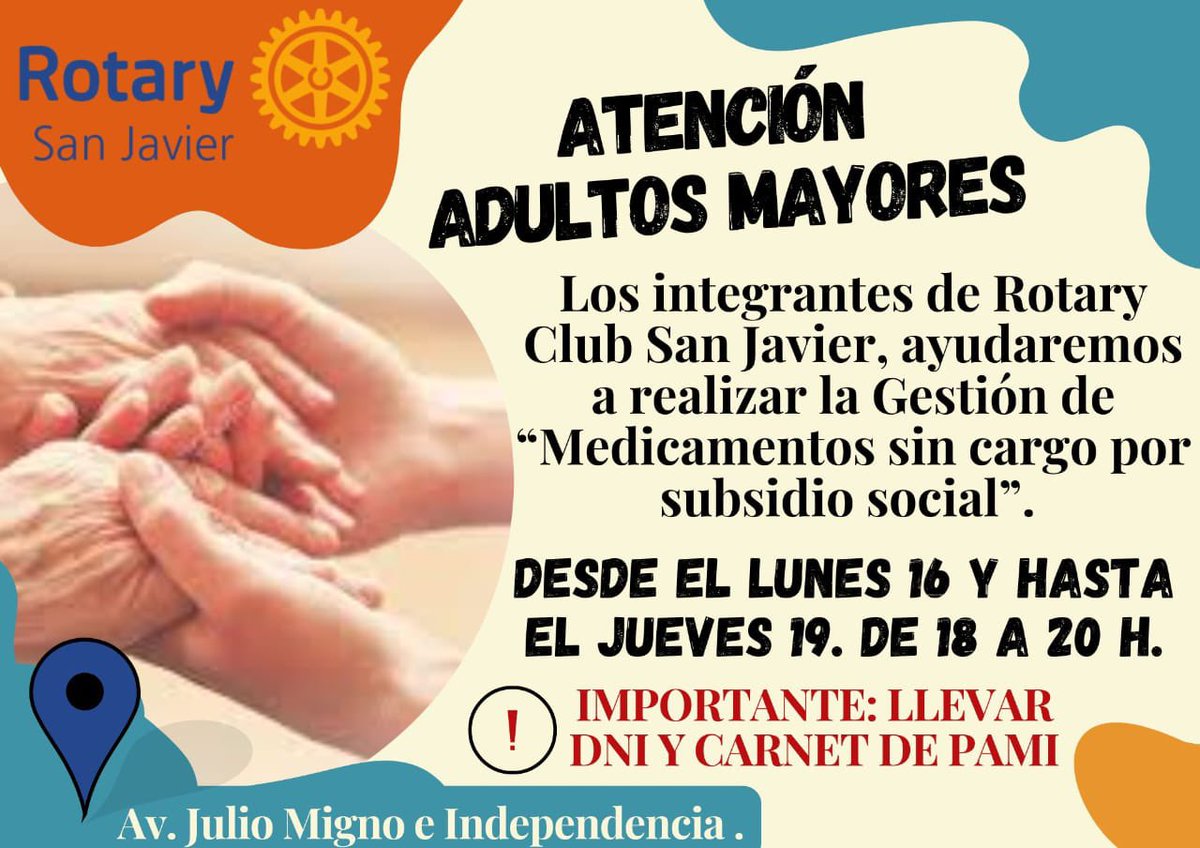 RotarySanJavier's tweet photo. Servir para cambiar vidas https://t.co/LIFVUHNHud