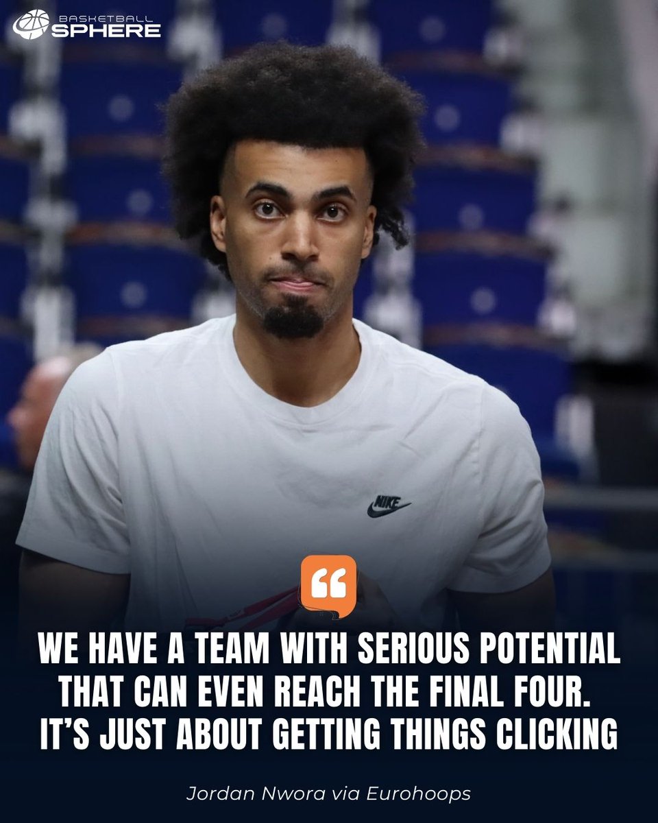 Jordan Nwora believes that Anadolu Efes can achieve great success. 👀